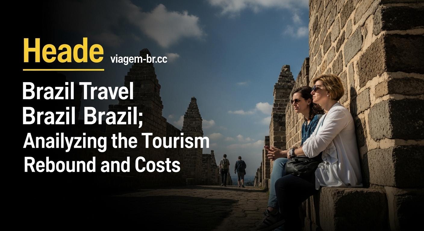 Busy Brazilian airport illustrating the rebound in international travel and tourism.