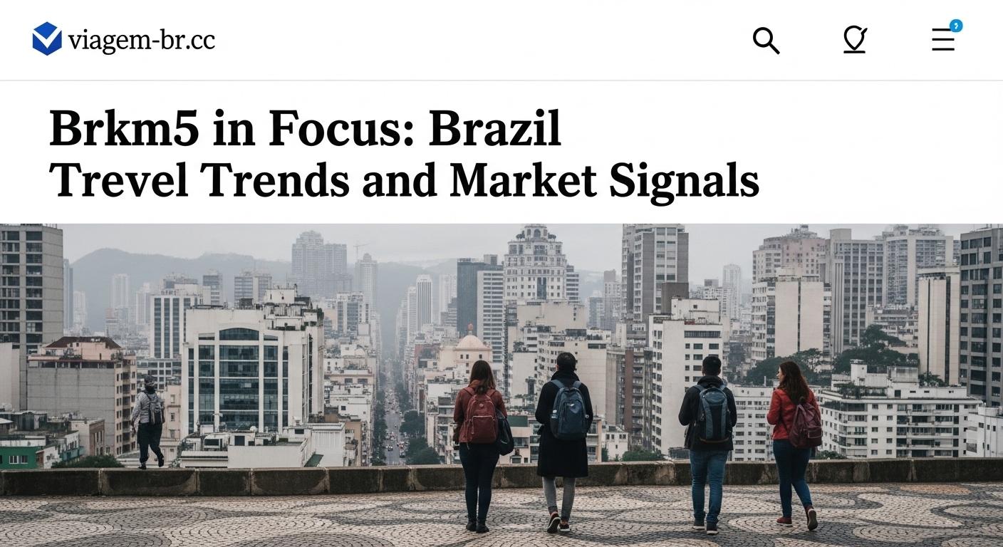 Brazil travel analysis scene with busy airports and brkm5 motif
