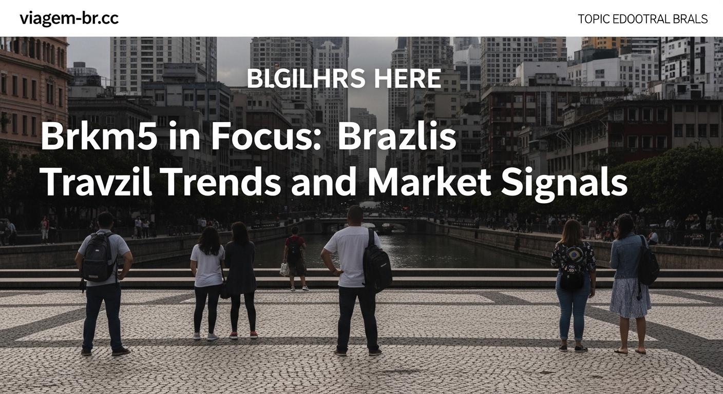 Brazil travel analysis scene with busy airports and brkm5 motif